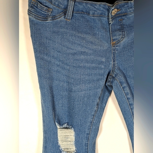 Shein Maternity Flared Leg Over the Belly Jeans Size Large (8/10) - Picture 2 of 8